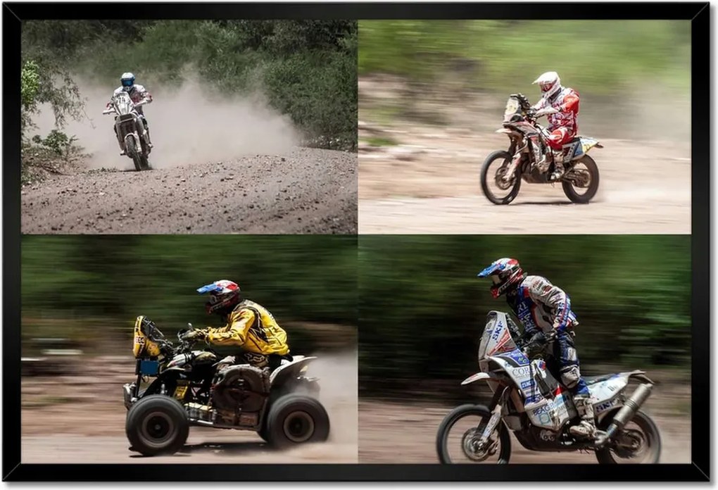 Poszterek keretben 60x40 Motocross Offroad