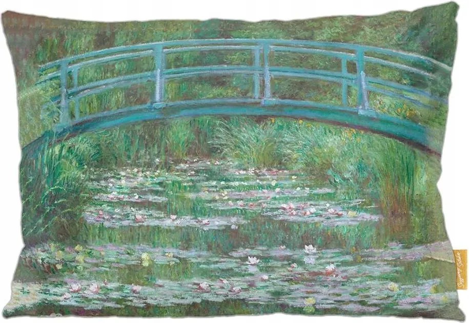 Párna Híd a tó felett tavirózsákkal Claude Monet