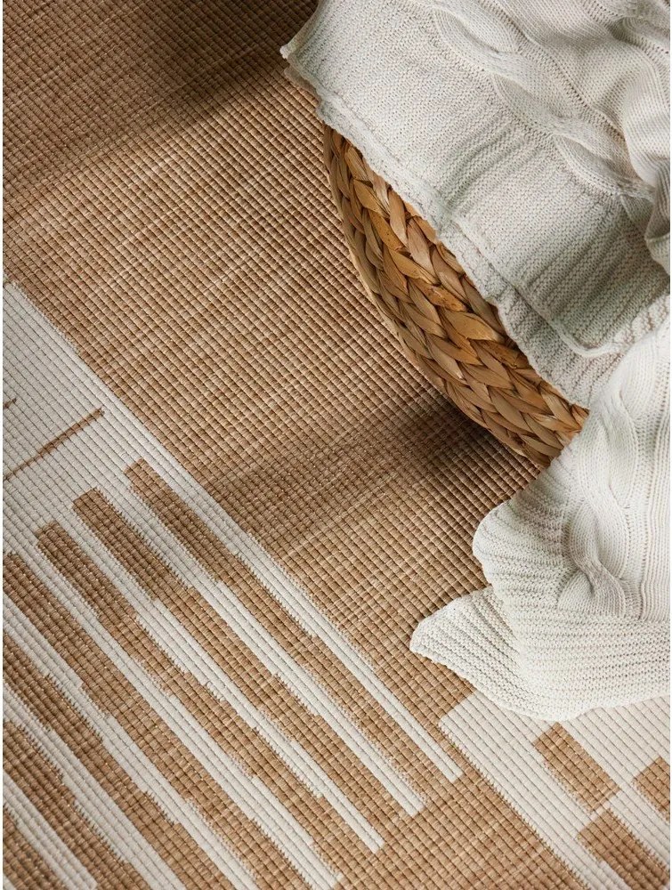 Krémszínű-natúr színű kültéri-beltéri szőnyeg 160x230 cm Haringey Acacia – Ted Baker