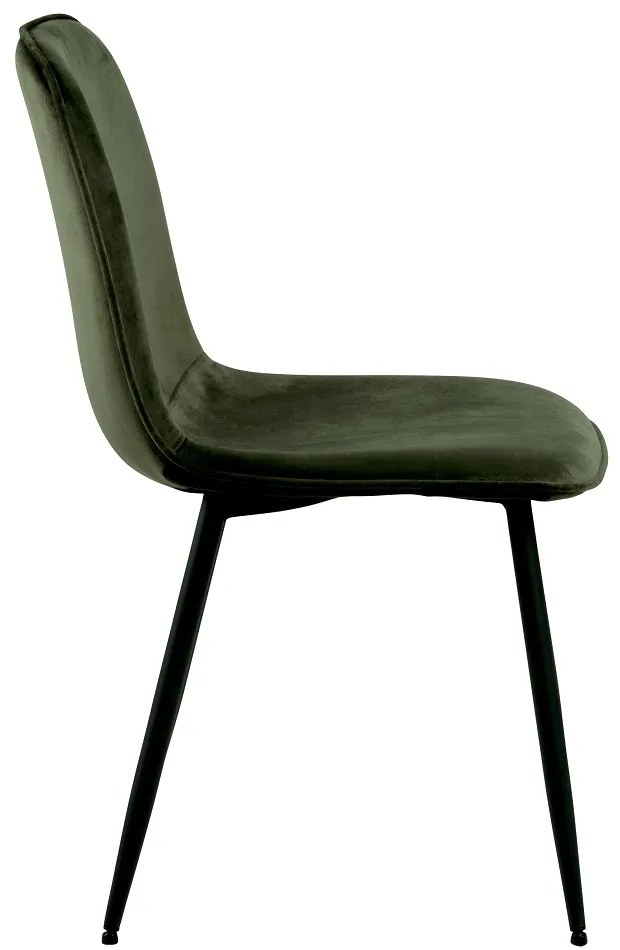 Design étkezőszék Damek olajzöld