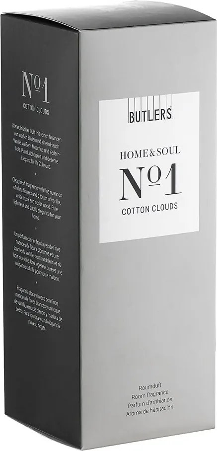 HOME & SOUL szobaillatosító No. 1, Cotton Clouds 110 ml