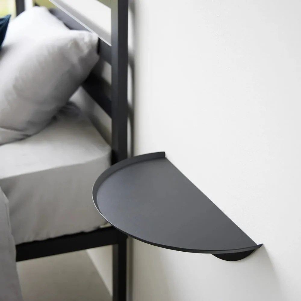Fekete fém fali polc 40 cm Tower – YAMAZAKI
