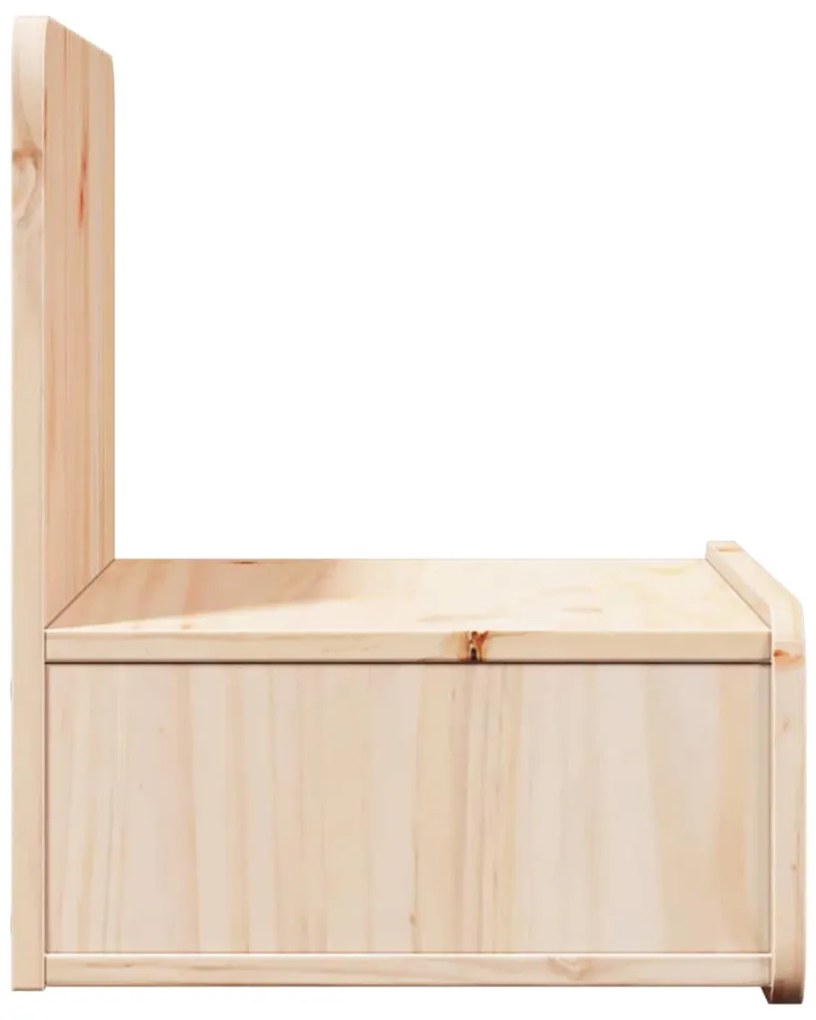 Éjjeli asztal fiókkal Barna 44 x 32.5 x 40 cm Tömör fenyőfa