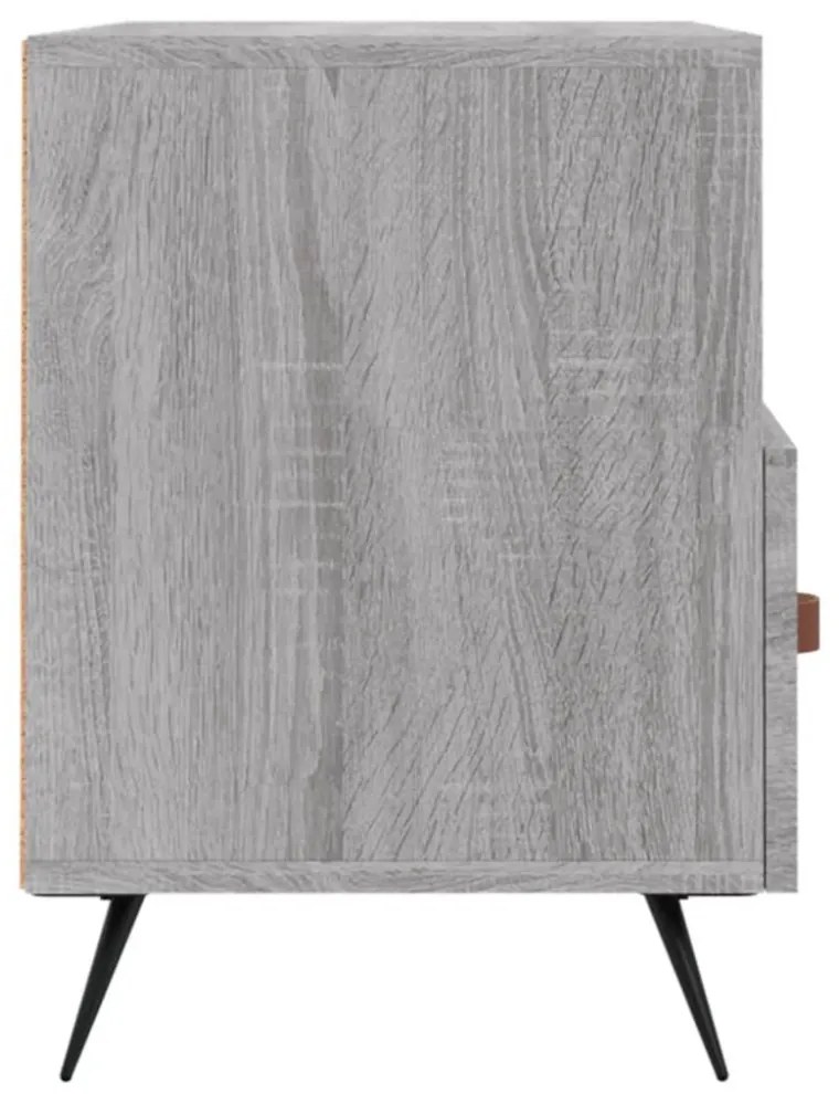 szürke sonoma színű szerelt fa TV-szekrény 80x36x50 cm