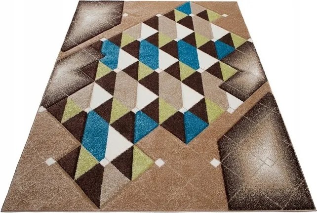 Vastag Szőnyeg Fríz 120x170 Kivágott Modern c68db