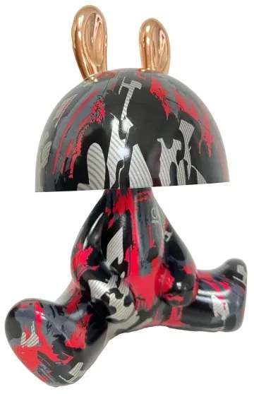 LED Dimmelhető gyermek érintős kislámpa FANCY LED/2,5W/3,7V fekete/piros