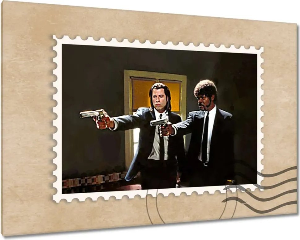 Vászonkép 90x60 Samuel Jackson és Travolta