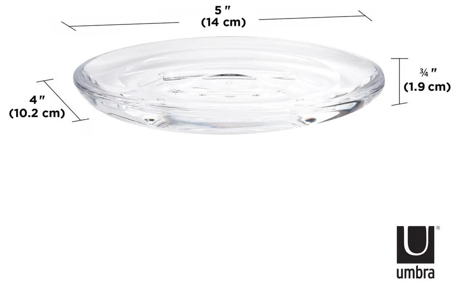 Műanyag szappantartó Droplet – Umbra