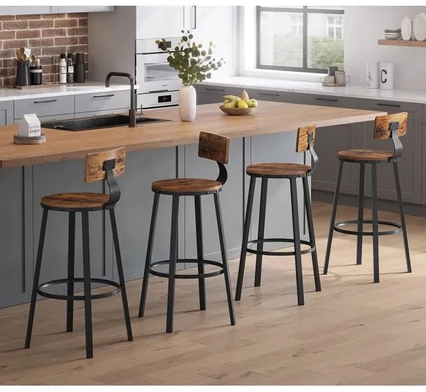 Bárszék AVEN barna/fekete