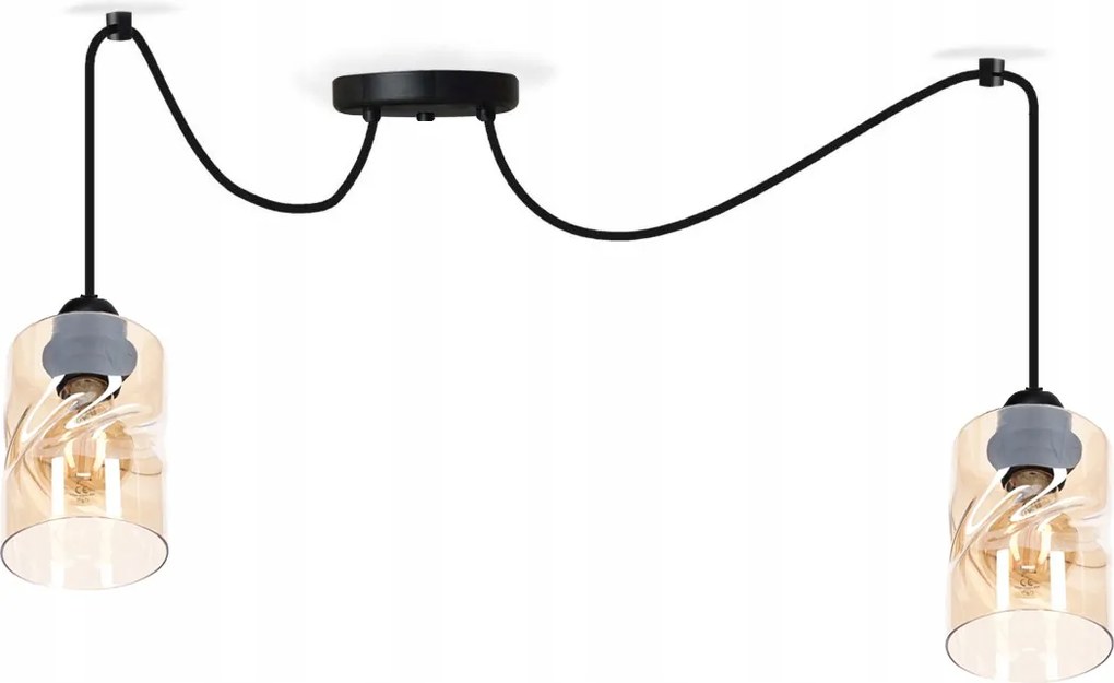 Mennyezeti lámpa csillár Pók Loft üveg lámpabúra mennyezeti lámpa csillárok