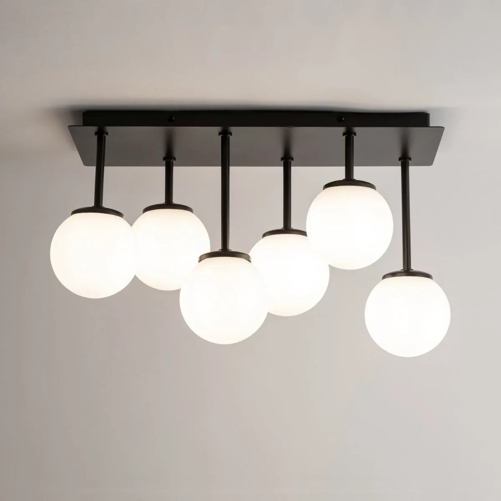 Sigma lighting modern mennyezeti lámpa tulia fehér fekete sig33501