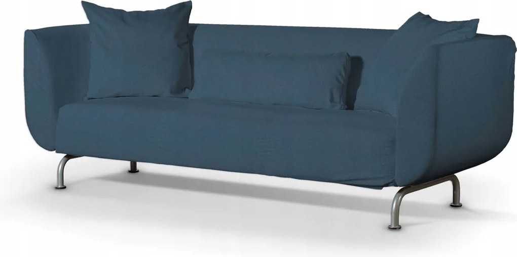 Dekoria Strömstad 3 személyes kanapé huzat Ikea kék