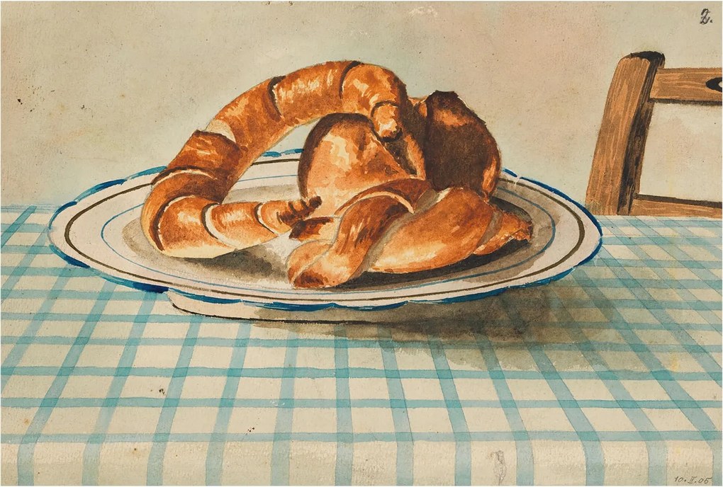 Dekoratív fotótapéta Falra Egyszerű összeszerelés Konyhai sütemények 104x70 Ragasztó