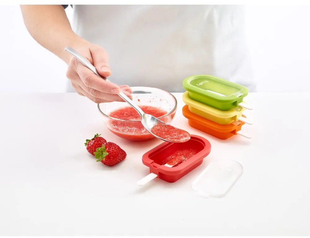 Szilikon jégkrémkészítő forma szett 4 db-os – Lékué