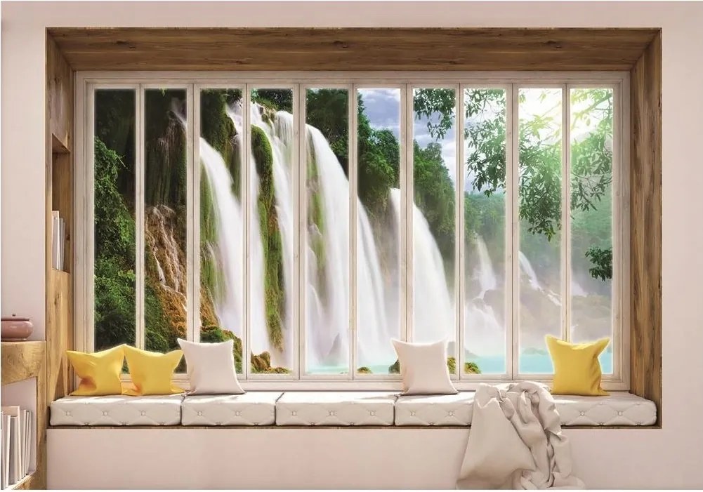 Fotótapéta Kilátás Az Ablakból Fotótapéta Ragasztó 416 x 254 10662VEXXXL