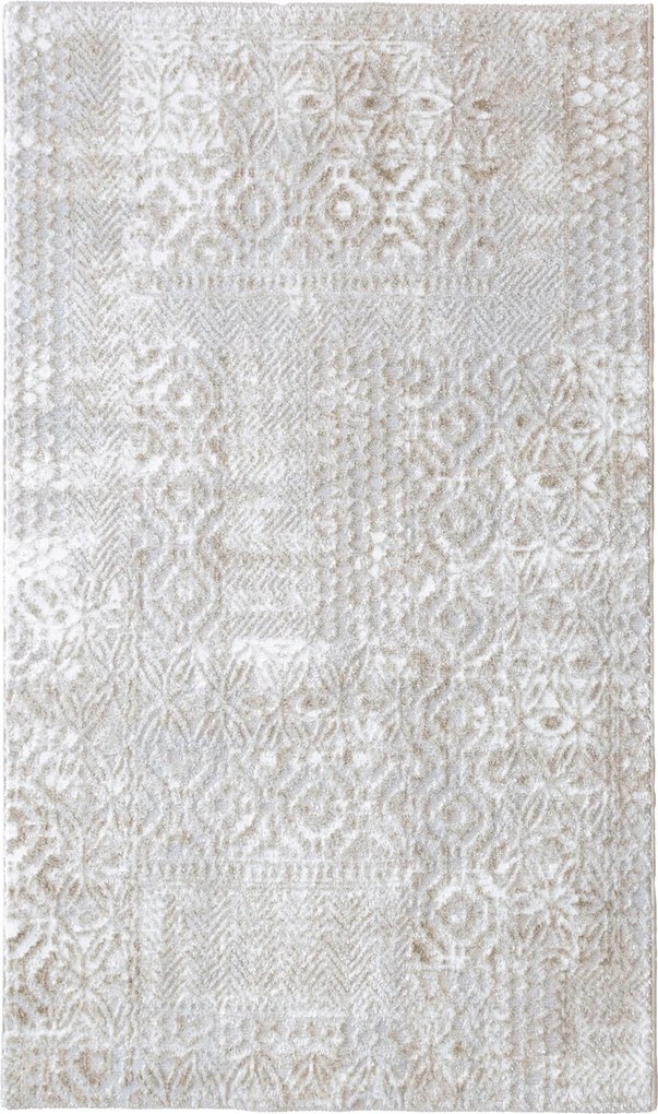 Szőnyeg 67x120 Modern Járda Puha Velence kellemes Krémszínű Univerzális