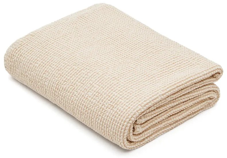 Bézs pamut ágytakaró 240x260 cm Senara – Kave Home