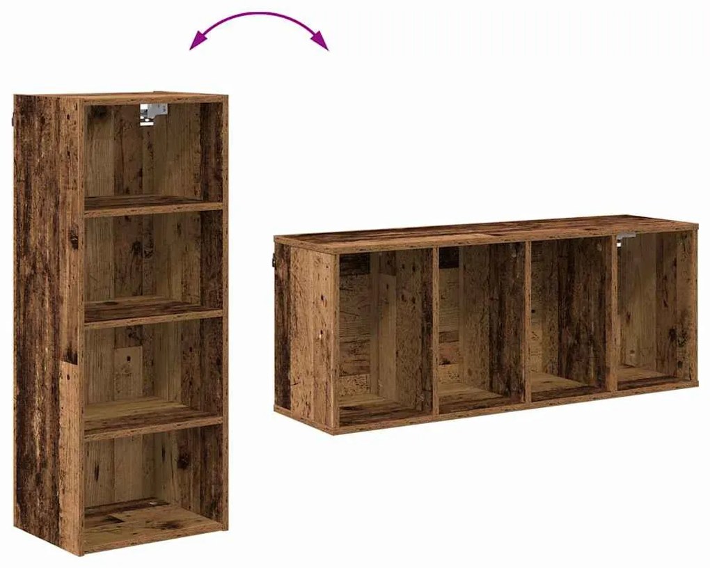 Függő szekrény Riga Öreg fa 40 x 29,5 x 100 cm Faanyag