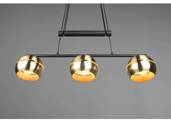 Trio - Csillár zsinóron FLETCHER 3xE14/40W/230V réz