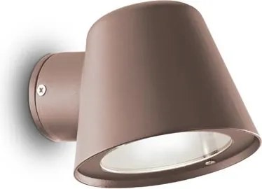 IDEAL LUX 213095 GAS AP1 Modern Kültéri Fali Lámpa Kávébarna GU10 IP43