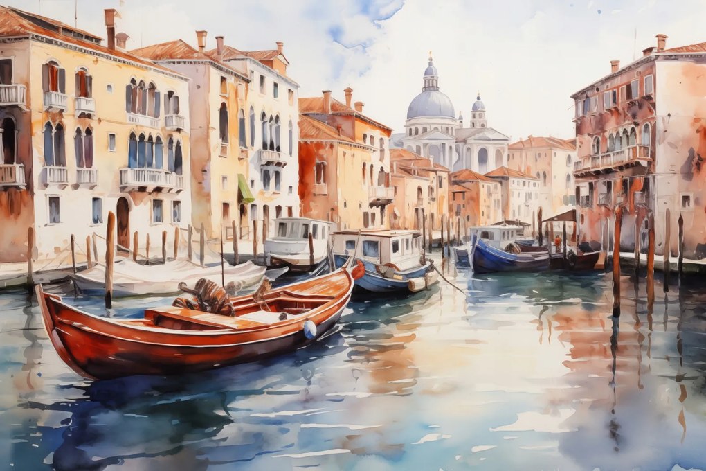 Poszter 30x20cm Velencei impresszió