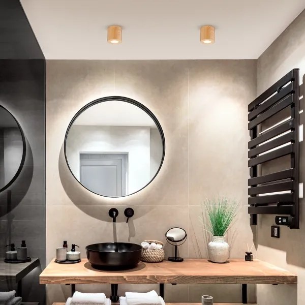 Brilagi - LED RGBW dimmelhető fürdőszobai lámpatest MIA 1xGU10/6W/230V 84x80 mm IP44