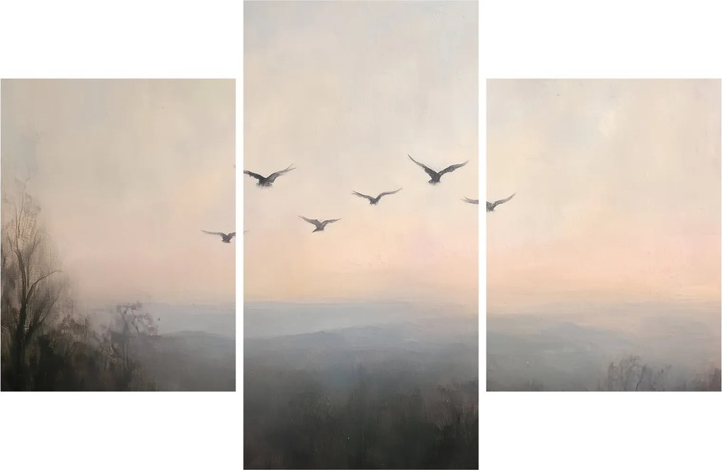 Kép - Madárcsapat (90x60 cm)