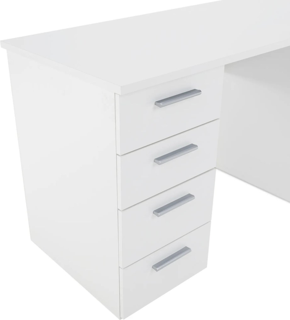 Íróasztal, fehér, EUSTACH
