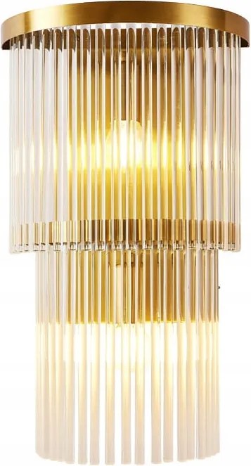 Cascada kristály fali lámpa arany 40cm