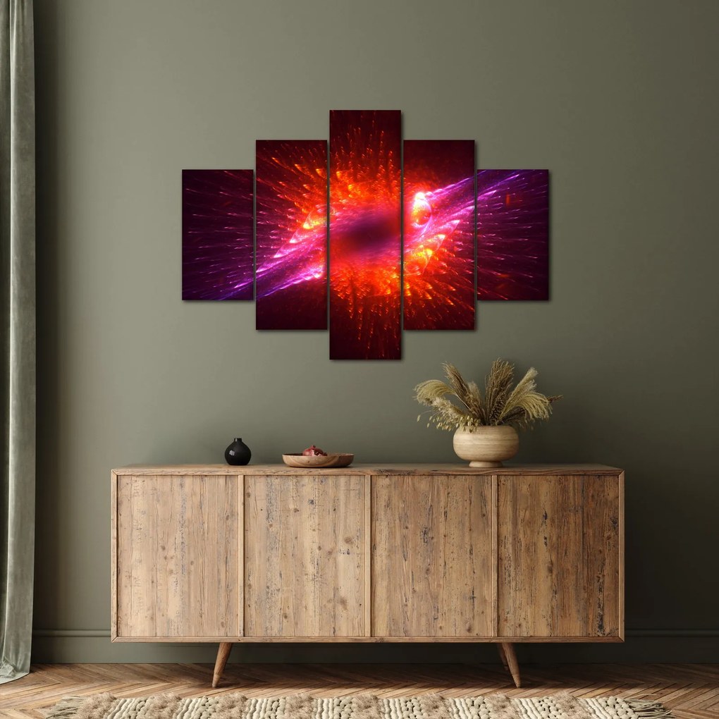 Modern tüskés absztrakció képe (150x105 cm)