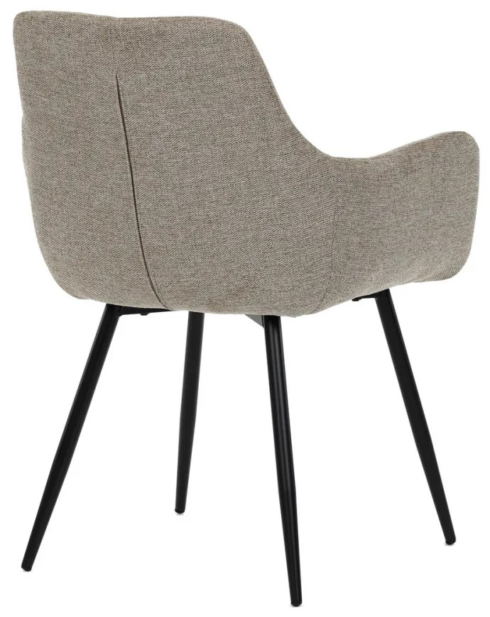 Scaun modern în carouri din țesătură Truffle . DCH-226