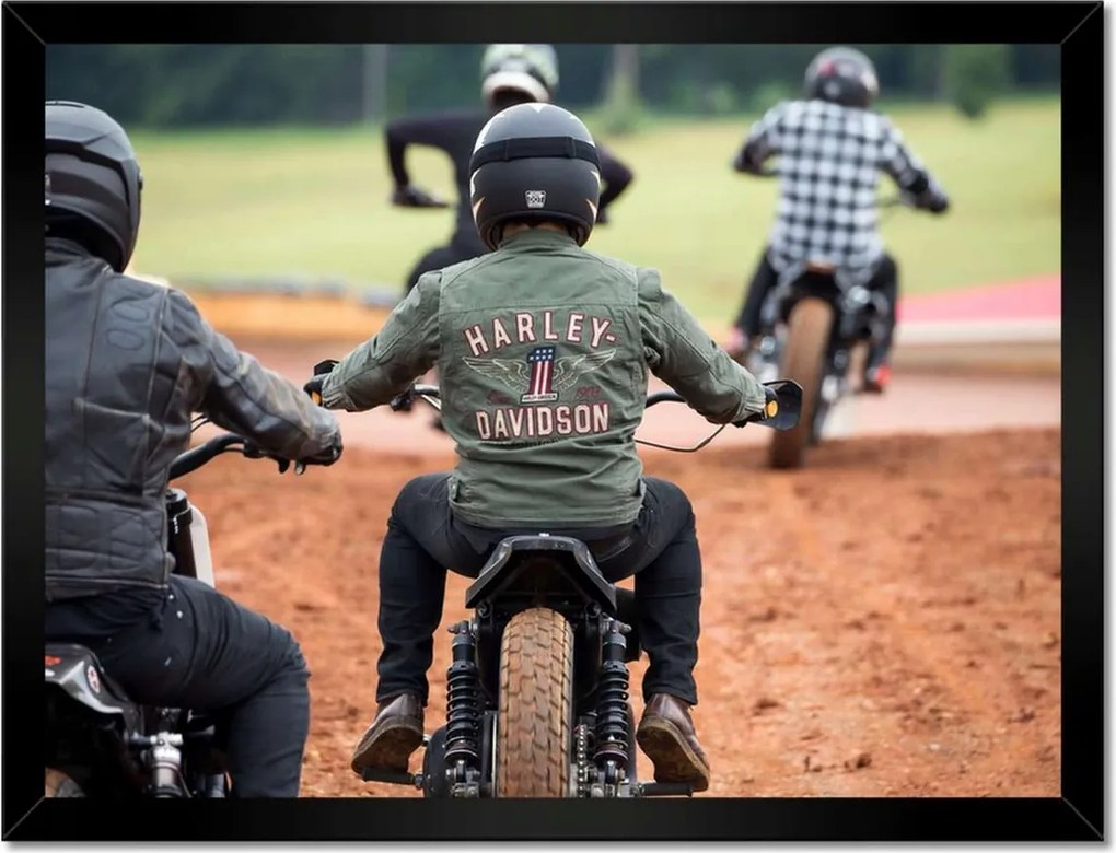 Poszterek keretben 40x30 Harley Davidson Motorkerékpár