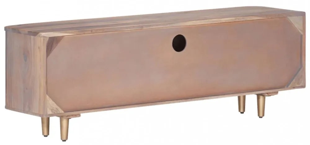 tömör akácfa TV-szekrény 118 x 30 x 40 cm