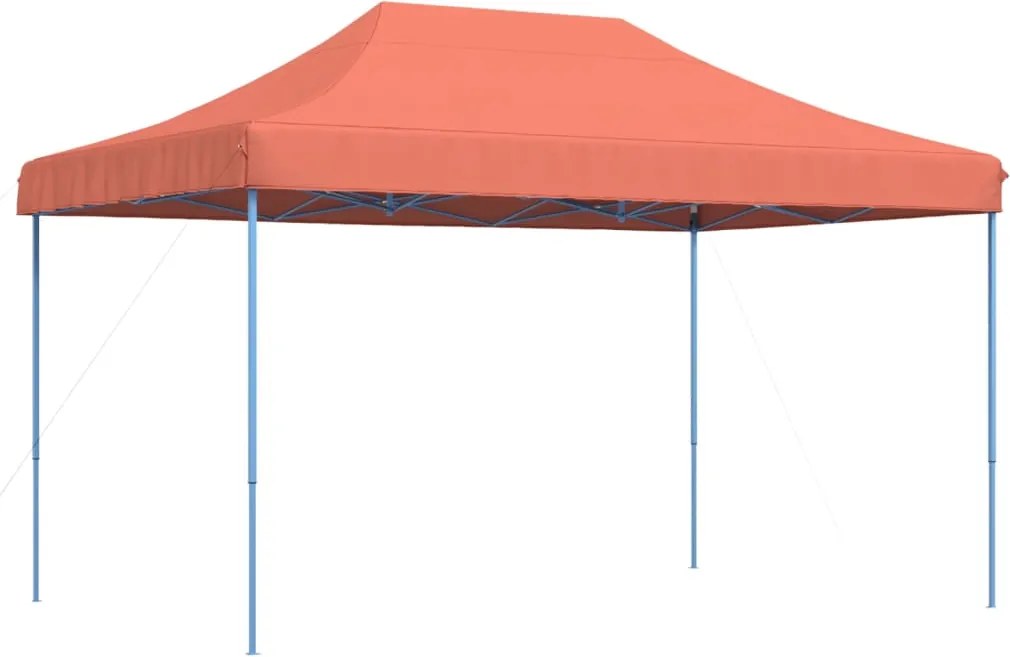 vidaXL terrakotta összecsukható felugró rendezvénysátor 440x292x315 cm