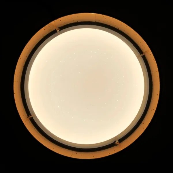 LED Mennyezeti lámpa TULUZA LED/18W/230V á. 32 cm barna