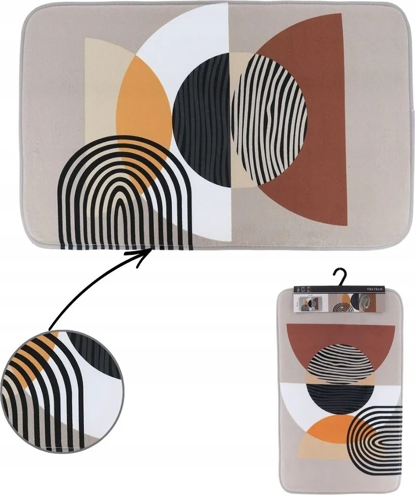 Fürdőszobaszőnyeg 45x75 CM Mikroszálas Fürdőszobaszőnyeg Stílusos