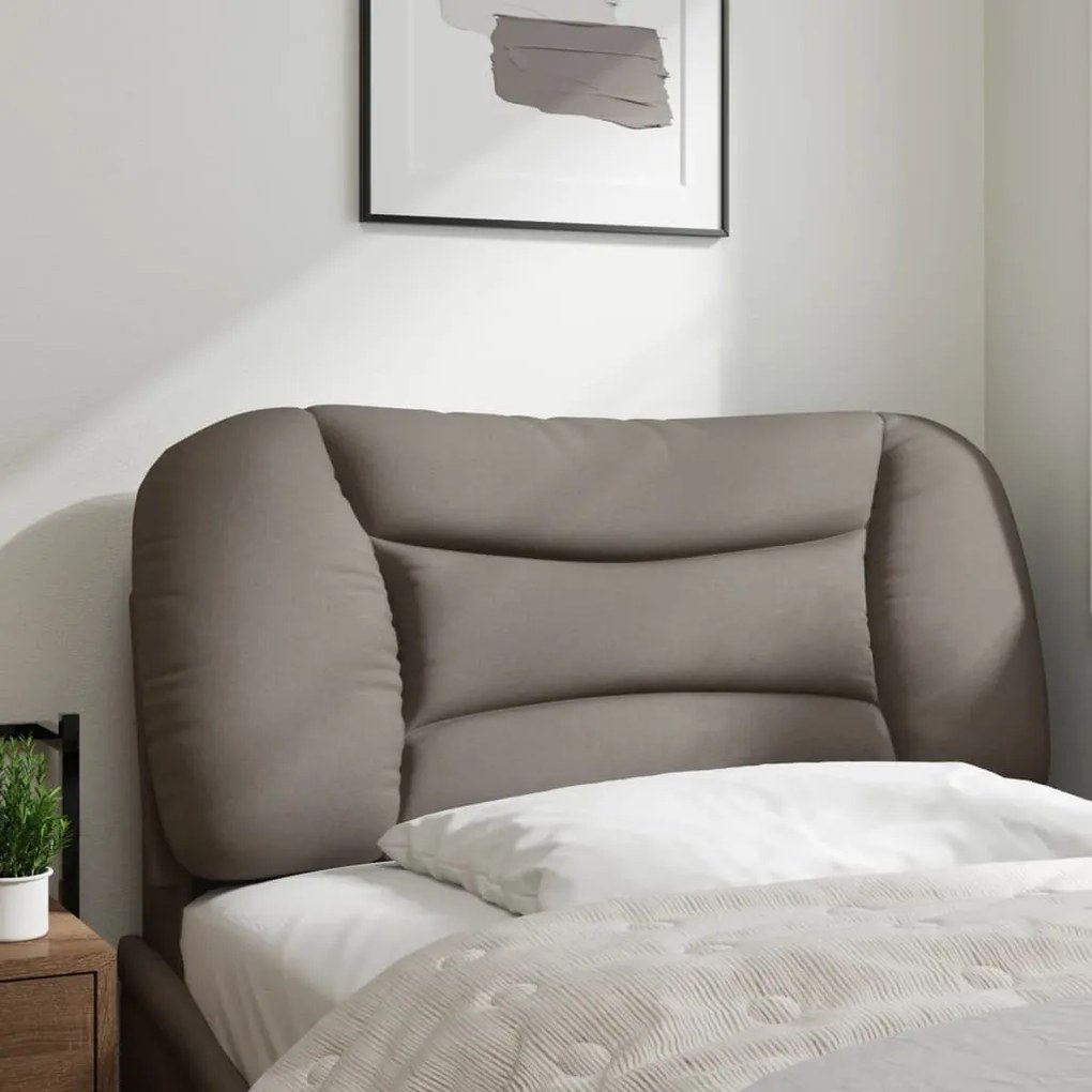 tópszínű szövet fejtámla párna 80 cm