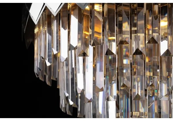 Csillár rúdon CARISMA 9xE14/40W/230V matt króm