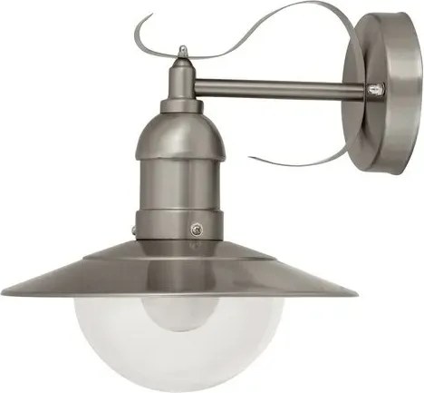 Rabalux kültéri fali lámpa e27 60w szatin króm oslo