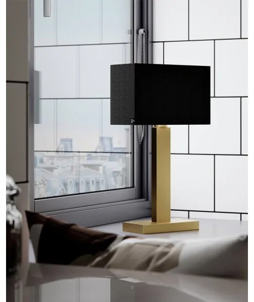 ByRydens 4002680-6512 - PRIME asztali lámpa 1xE27/5W/230V fekete/arany