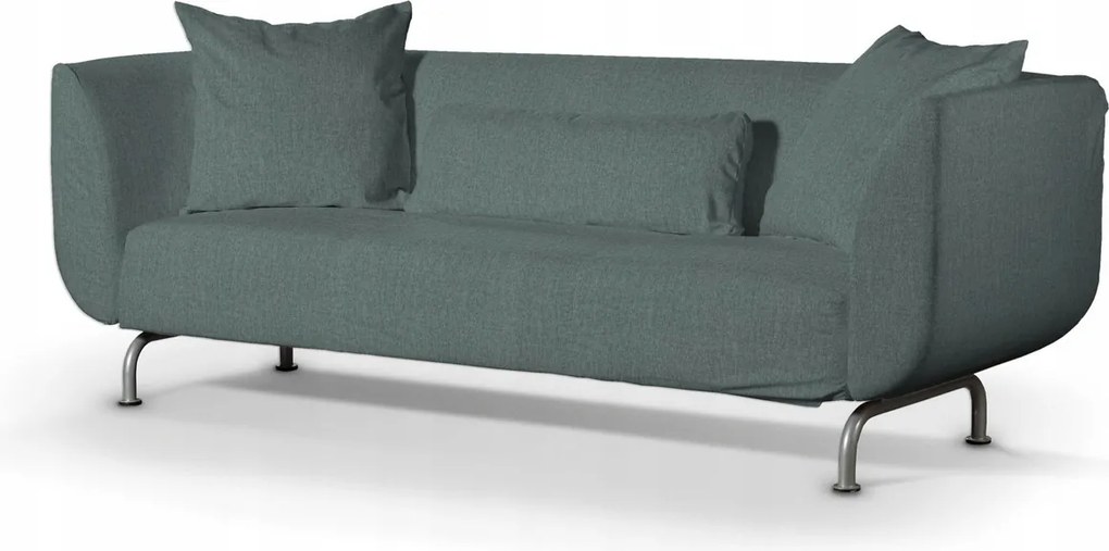 Dekoria Strömstad 3 személyes kanapé huzat Ikea kék