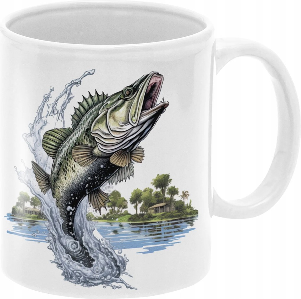 Gyönyörű Bögre Horgászoknak Születésnapi Ajándék Halaknak 330 ml Csomagolás