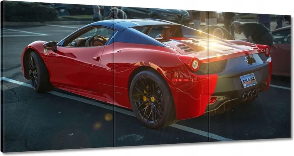 Vászonkép 180x90 Piros Ferrari