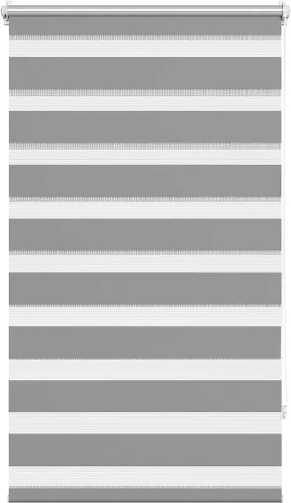 vidaXL szürke zebra roló 70,9 x 120 cm szövet szélesség 66,7 cm