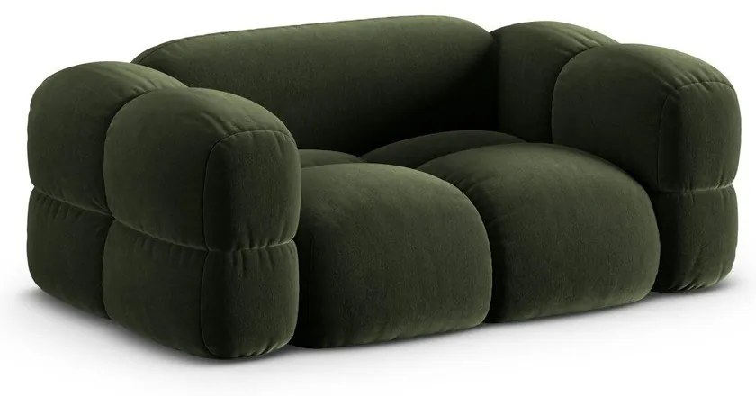 Zöld bársony kanapé 180 cm Loretto – Cosmopolitan Design