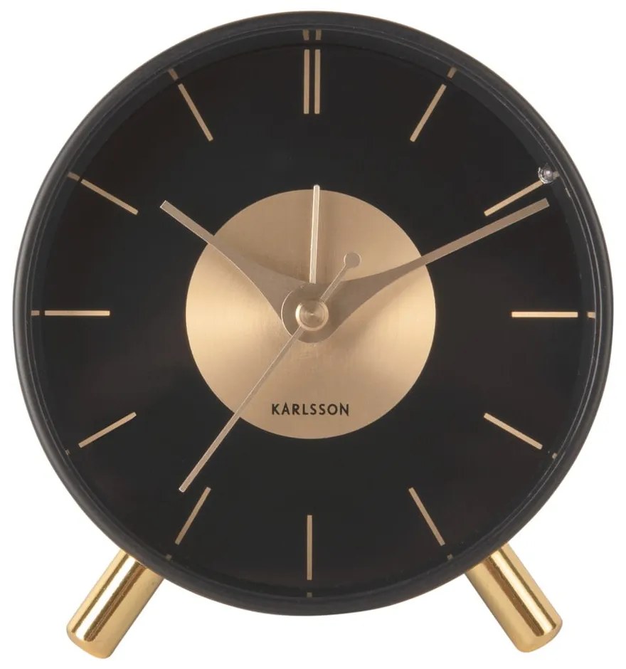 Ébresztőóra ø 11 cm Gold Disc – Karlsson