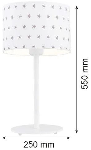 Argon 4125 - Asztali lámpa MAGIC 1xE27/15W/230V fehér