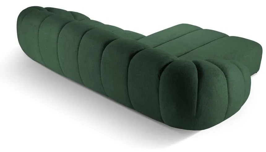 Zöld sarokkanapé (bal oldali) Diana – Micadoni