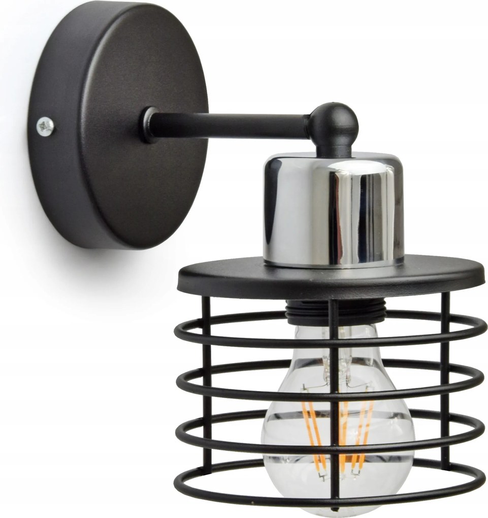 Fali lámpa Loft Led Vigo Króm E27