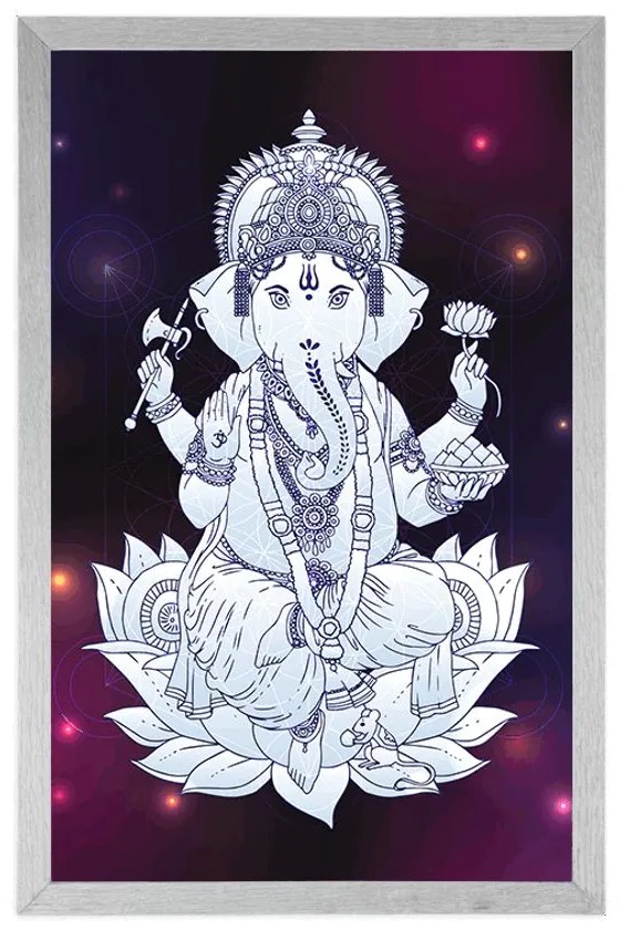 Poszter buddhista Ganesha